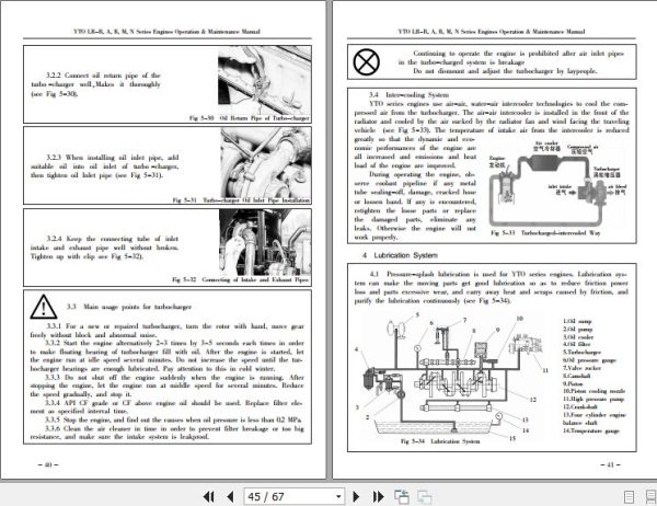 Yitou Engine LR R A B M N Series Operation and Maintenance Manual 2009 EN 2