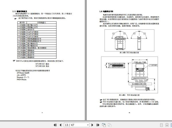 ZF Transmission 3WG 116 3WG 171 Operation Maintenance Manual 2003 ZH 2