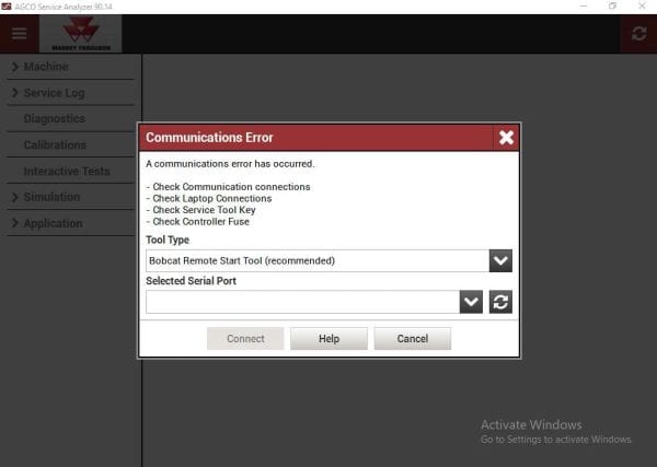 AGCO SA Service Analyzer 90.14 Diagnostic  Tools 1
