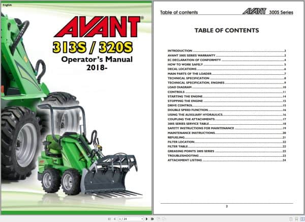 Avant Loader and Attachment Operator Manual PDF 2025 (1)