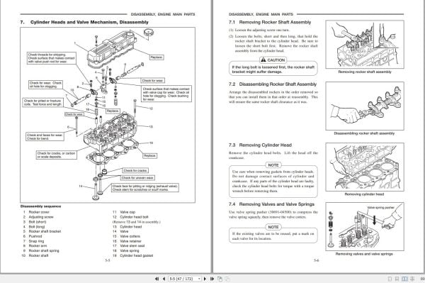 CAT Diesel Engine S4S Service Manual 99729 87116 1