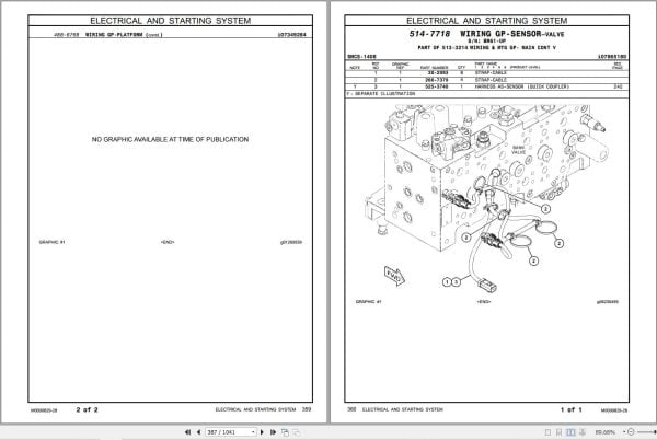 CAT Excavator 320 Parts Catalog M0090829 28 1