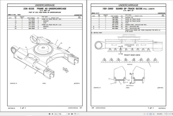 CAT Excavator 336D2 L Parts Catalog M0076658 00 1