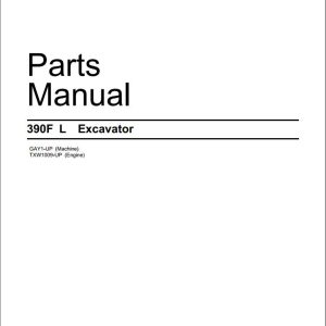 CAT Excavator 390F L Parts Catalog SEBP7454 15 Volume II