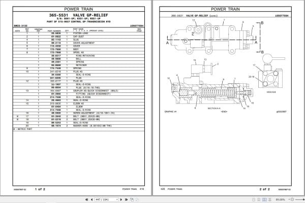 CAT Motor Grader 120 Parts Catalog M0097867 02 2018 1