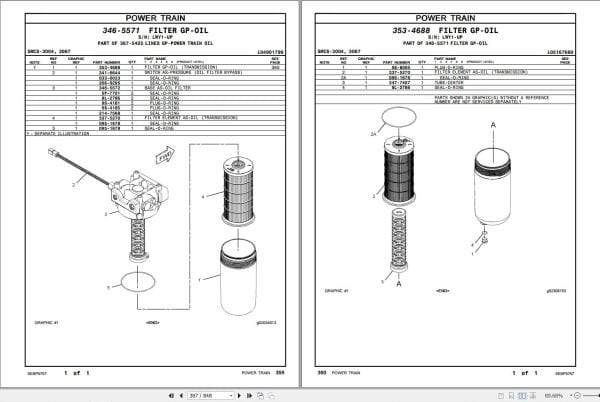 CAT Wheel Dozer 834K Parts Catalog SEBP5757 1