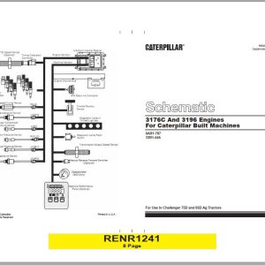 Caterpillar Agricultural Tractor Challenger Electrical Hydraulic Schematics Collection (3)