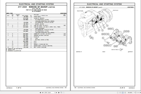 Caterpillar Articulated Truck 745C Parts Manual SEBP6806 08 (2)