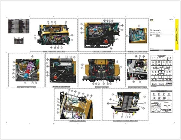 Caterpillar Asphalt Paver Screed Electrical Hydraulic Schematics Update 03.2025 (3)