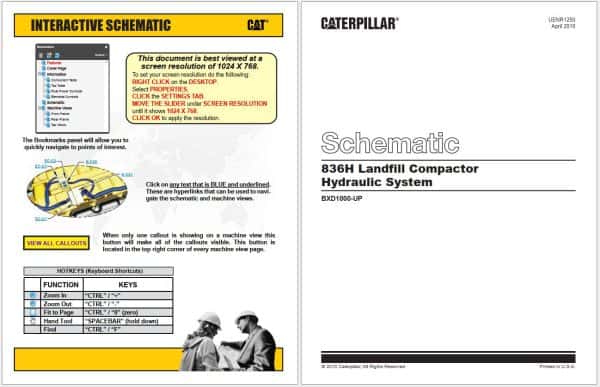 Caterpillar Earthmoving Compactor Electrical Hydraulic Schematics Update 03 (3)