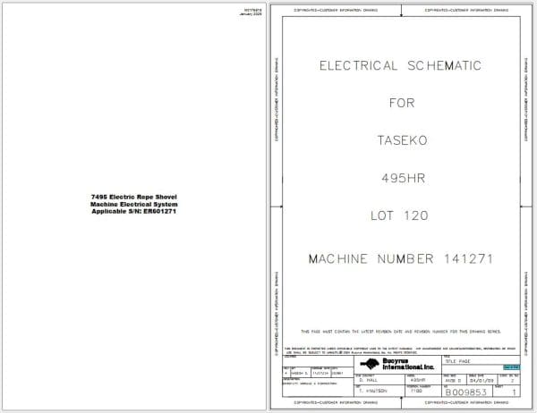 Caterpillar Electric Rope Shovel Electrical Hydraulic Schematics Update 03.2025 (1)