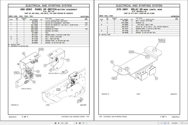 Caterpillar Excavator 320 GC Parts Manual M0092769 29 (2)