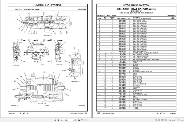 Caterpillar Excavator 323D2 L Parts Manual SEBP7561 (2)