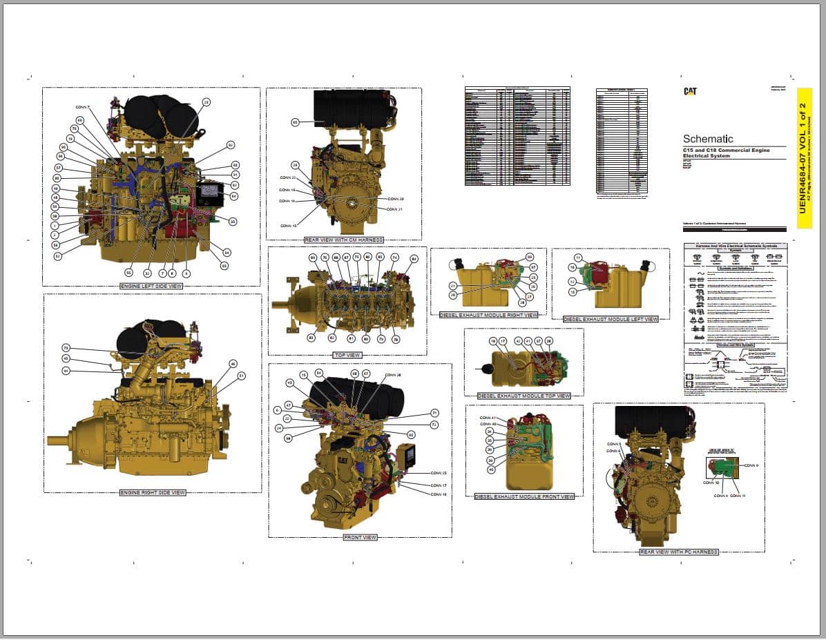 Caterpillar Full Engine Electrical System Schematics Update 03.2025 (1)
