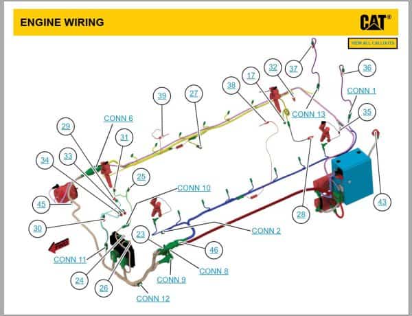 Caterpillar Full Engine Electrical System Schematics Update 03.2025 (5)