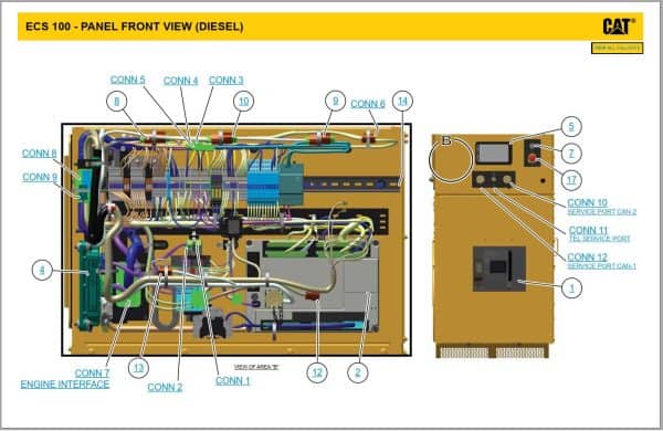 Caterpillar Generator Set Electrical System Schematics Update 03.2025 (2)