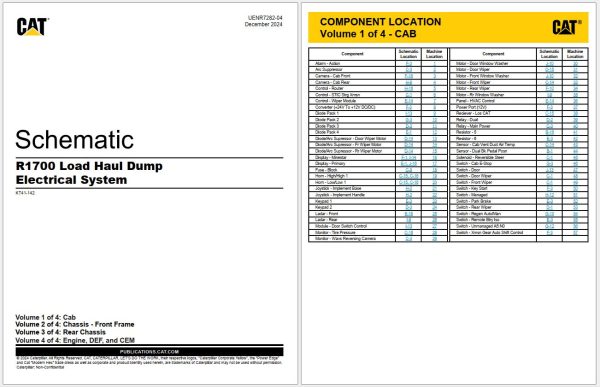 Caterpillar Load Haul Dump Electrical Hydraulic Schematics Update 03.2025 (2)