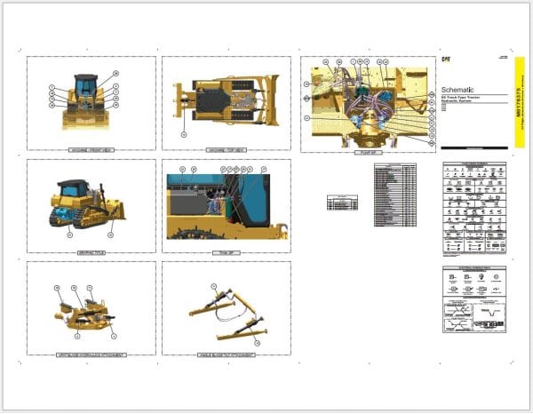 Caterpillar Track Type Tractor Electrical Hydraulic Schematics Update 03.2025 (4)