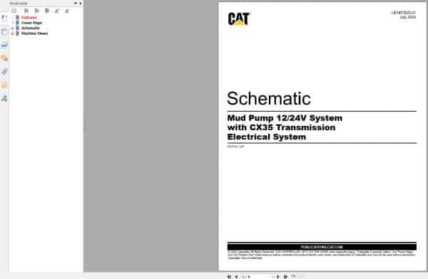Caterpillar Transmission Electrical Hydraulic Schematics Update 03 (1)