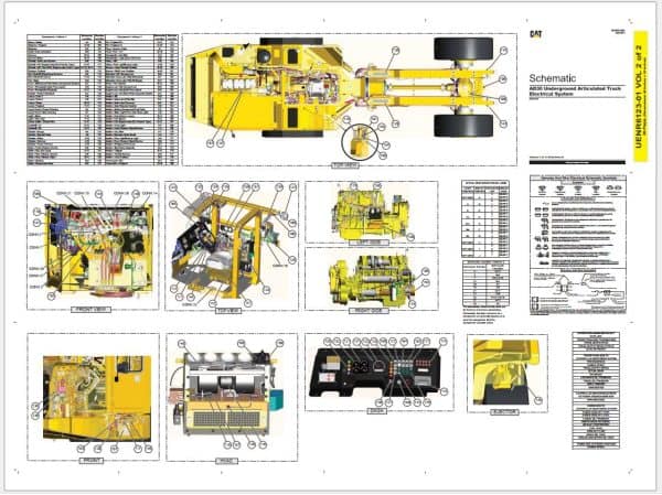 Caterpillar Underground Articulated Truck Electrical Hydraulic Schematics Update 12.2024 (4)