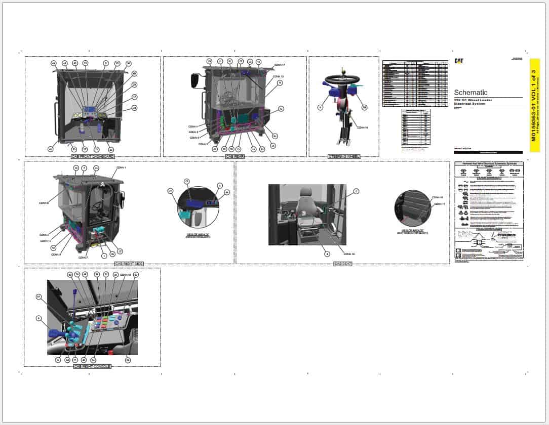 Caterpillar Wheel Loader Electrical Hydraulic Schematics Update 03.2025 (1)