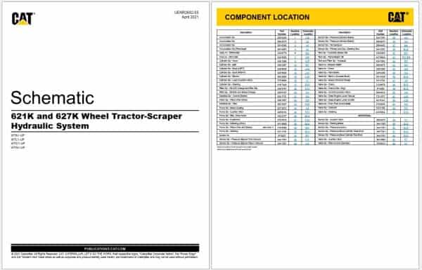 Caterpillar Wheel Tractor Scrapers Electrical Hydraulic Schematics Update 03.2025 (2)