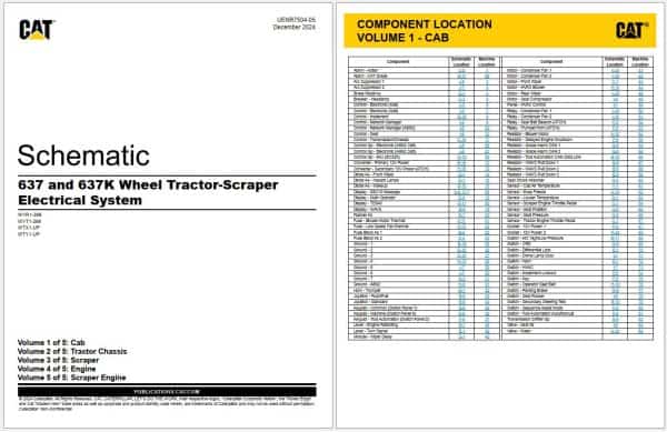 Caterpillar Wheel Tractor Scrapers Electrical Hydraulic Schematics Update 03.2025 (3)