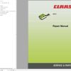 Claas Mowers DISCO 8400 F54 Assembly Operators Technical Repair Manual (2)