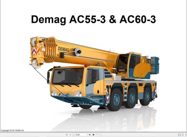 Demag Crane AC55 3 AC60 3 Diagrams and Training Manual