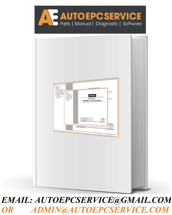 Doosan Excavator DX 7 Series Operators Shop Manual Collection (1)