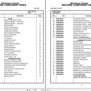 Grove Crane 4409 4409XL 4409 Parts Manual 2014 (1)