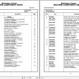 Grove Crane A31 RT760E 231776 Parts Manual 2012 (1)