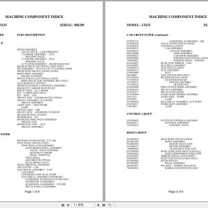 Grove Crane AT635 886209 Parts Manual (1)