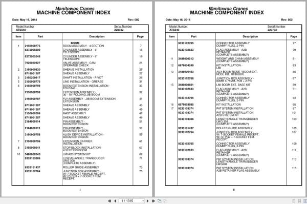 Grove Crane ATS540 220732 Parts Manual 2014 (1)