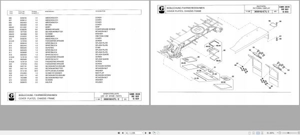 Grove Crane GMK 2035 Spare Parts List 3036180 1998 (2)