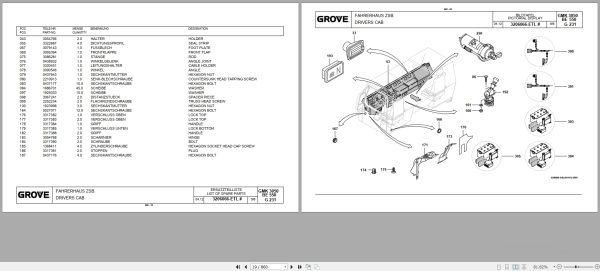 Grove Crane GMK 3050 1 Spare Parts List 3183752T 2012 (2)