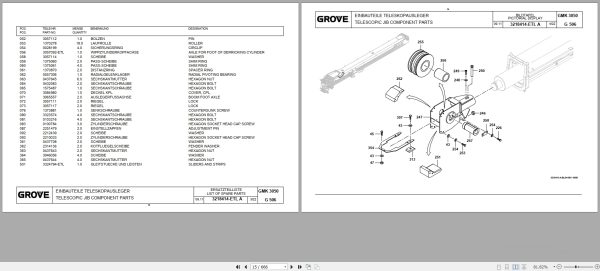 Grove Crane GMK 3050 1 Spare Parts List 3196983 2012 (2)