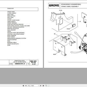Grove Crane Gmk 3055 Spare Parts List 3126355 2006 (2)