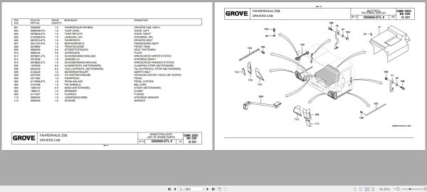 Grove Crane GMK 3055 Spare Parts List 3202005T 2012 (2)