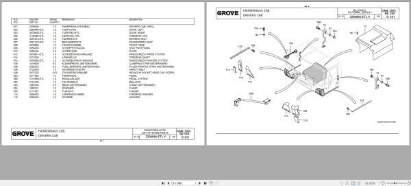 Grove Crane GMK 3055 Spare Parts List 3238946B 2013 (2)