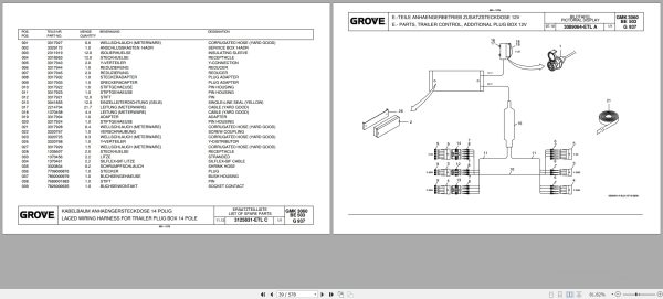 Grove Crane GMK 3060i Spare Parts List 4160567AU 2014 (2)