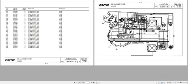 Grove Crane GMK 4080 1 Spare Parts List 3117489 2006 (2)