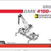 Grove Crane GMK 4100 L Spare Parts List 3067280 2008 (1)