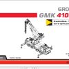 Grove Crane GMK 4100 Spare Parts List 3172249 2008 (1)