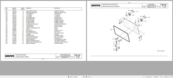 Grove Crane GMK 5095 Spare Parts List 3201578T 2012 (2)