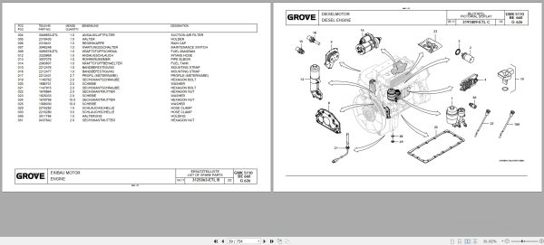 Grove Crane GMK 5110 1 Spare Parts List 3183740 12.2011 (2)