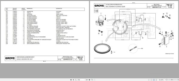 Grove Crane GMK 5110 1 Spare Parts List 3275001 2014 (2)