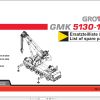 Grove Crane GMK 5130 1 Spare Parts List 3094215 2006 (1)