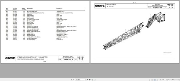 Grove Crane GMK 5130 2 Spare Parts List 3129926 2008 (2)