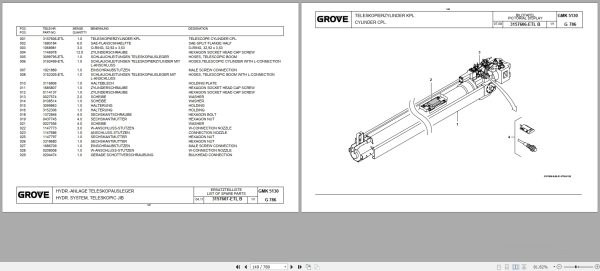 Grove Crane GMK 5130 2 Spare Parts List 3202003T 2012 (2)